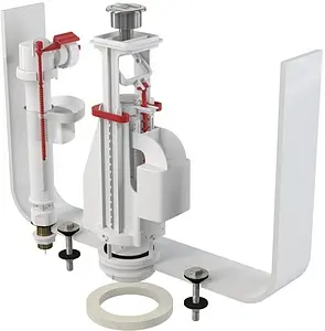 Комплект арматуры для бачка двухрежимный ½" латунь нижний AlcaPlast SA08ASK ½" Комплект арматуры для бачка двухрежимный ½" латунь нижний AlcaPlast SA08ASK ½", 1