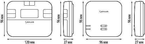 Беспроводной комнатный терморегулятор Salus Standard белый RT510RF