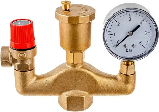 Группа безопасности котла до 50 кВт 1&quot; 3 бар Euros EU.ST6070030 12_k