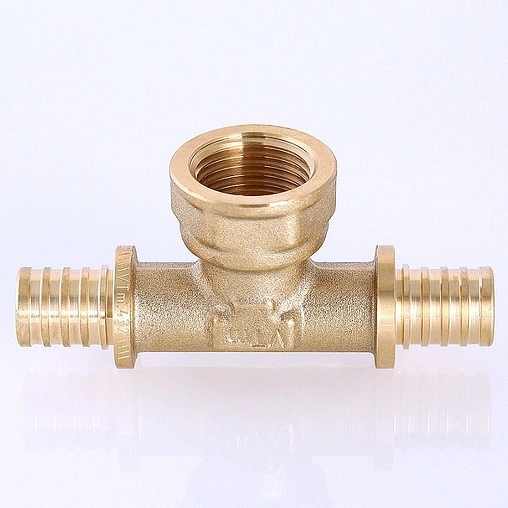 Тройник аксиальный переходной 16мм x ½&quot;в x 16мм Valtec VTm.432.G.160416