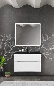 Тумба-умывальник подвесная BelBagno MARINO-H60 90 Bianco Lucido MARINO-H60-900-2C-SO-BL-P+, 5