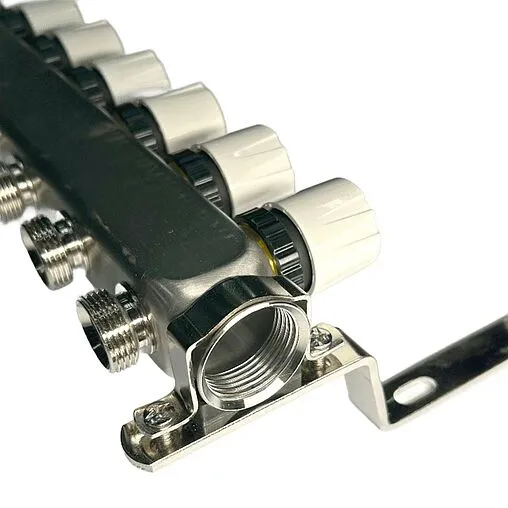 Группа коллекторная с расходомерами 11 отводов 1&quot;в/в x ¾&quot;ек Uni-fitt TECHNO 450W4311