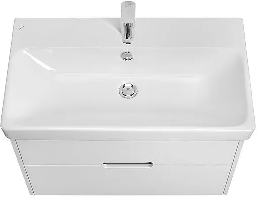 Тумба под умывальник подвесная Aquaton Оливия 80 белый матовый 1A283101OL010