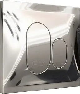 Клавиша смыва для унитаза beWash Ocean P01SC 500RZVP0100PK0000001 хром глянцевый Клавиша смыва для унитаза beWash Ocean P01SC 500RZVP0100PK0000001 хром глянцевый, 1