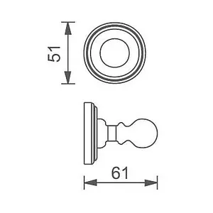 Крючок Aquanet хром 4682, 2