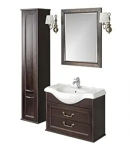 Шкаф-пенал подвесной Roca America 36 L дуб тёмный ZRU9302954 Шкаф-пенал подвесной Roca America 36 L дуб тёмный ZRU9302954, 4