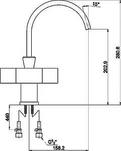 Смеситель для кухни Timo Tetra 0173F chrome, 2