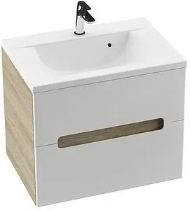 Тумба-умывальник подвесная Ravak SD Classic II 70 белый/латте X000000908+XJD01170000, 1