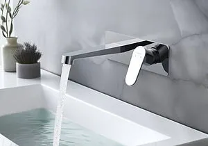 Смеситель для раковины из стены Aquatek Оберон хром AQ1213CR, 4