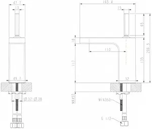 Смеситель для раковины Bravat Spring хром F179113C Смеситель для раковины Bravat Spring хром F179113C, 2