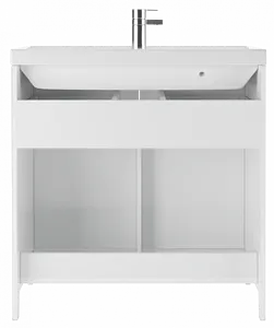 Тумба-умывальник напольная Домино Charlie 80 белый DCh2501T+4627173210188, 3