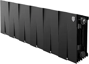Радиатор биметаллический 12 секций Royal Thermo PianoForte 200 Noir Sable RTPNS20012 Радиатор биметаллический 12 секций Royal Thermo PianoForte 200 Noir Sable RTPNS20012, 1