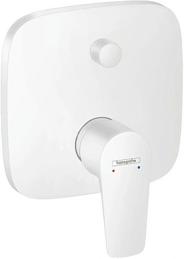 Смеситель для ванны скрытого монтажа Hansgrohe Talis E белый матовый 71745700