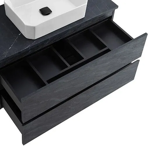 Тумба под умывальник подвесная Cezares Molveno 46 100 Antracite MOLVENO 46-100-2C-SO-ANTR