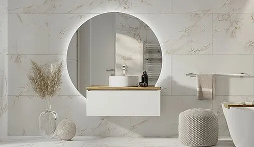 Зеркало с подсветкой Jorno Solis new 34 SolN.02.34/W/JR