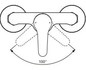 Смеситель для душа Vidima Wave хром BA415AA Смеситель для душа Vidima Wave хром BA415AA, 3