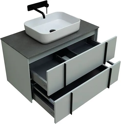 Тумба-умывальник подвесная Allen Brau Reality 90 папирус 1.32006.PWM+