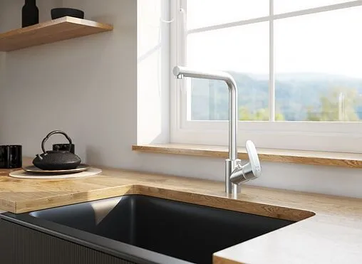 Смеситель для кухни Am.Pm Like сатин F8005011