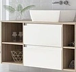 Тумба-умывальник подвесная Cersanit Moduo 120 белый SB-SZ-MOD60-BL/Wh+SB-MD-MOD40-SZ+SB-MD-MOD20-SZ+SB-BL-MOD120+