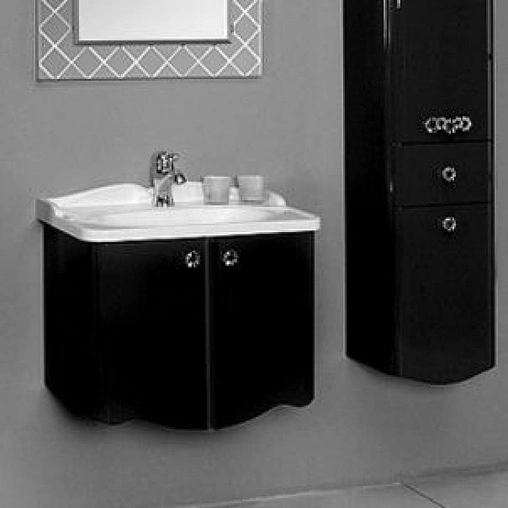 Тумба-умывальник Aquaton Венеция 65 чёрный 1A1552K0VN950