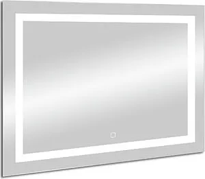 Зеркало с подсветкой Continent Rimini Led 120x80 с музыкальным блоком, с подогревом белый, 1