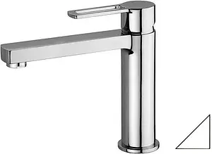 Смеситель для раковины Paffoni Ringo белый матовый RIN074BO Смеситель для раковины Paffoni Ringo белый матовый RIN074BO, 1