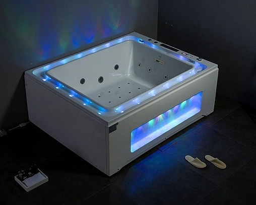 Ванна акриловая с гидромассажем Gemy 185x150 G9268 K