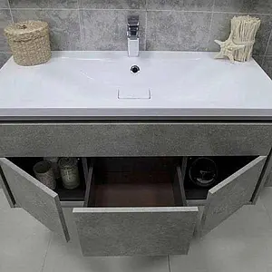 Тумба под умывальник подвесная Aquaton Уэльс 100 авеллино грей 1A207901WAC30 Тумба под умывальник подвесная Aquaton Уэльс 100 авеллино грей 1A207901WAC30, 5