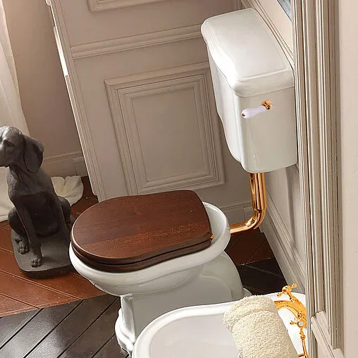 Унитаз со средним бачком Kerasan Retro белый 101001+107201+