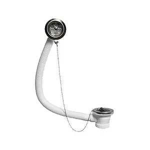 Слив-перелив для ванны без гидрозатвора Mc Alpine хром MRB1-A Слив-перелив для ванны без гидрозатвора Mc Alpine хром MRB1-A, 1