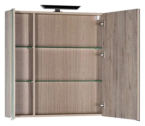 Шкаф-зеркало Aquanet Мадейра 80 R дуб кантри/белый 00183066