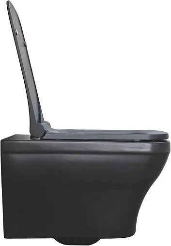 Унитаз подвесной безободковый Allen Brau Infinity черный матовый 4.21011.31