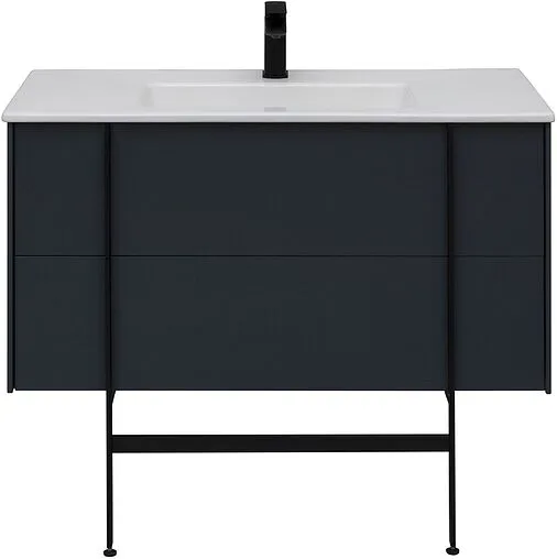 Тумба под умывальник подвесная Allen Brau Reality 100 антрацит 1.32007.AM