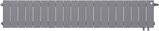 Радиатор биметаллический 20 секций нижнее правое подключение Royal Thermo PianoForte VD 300 Silver Satin RTPSSVDR20020