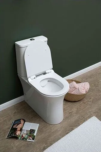 Унитаз-компакт безободковый Aquanet Roll-C Rimless белый Roll-C+Roll-C-1 Унитаз-компакт безободковый Aquanet Roll-C Rimless белый Roll-C+Roll-C-1