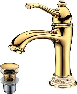Смеситель для раковины Lemark Greek золото LM5506GG Смеситель для раковины Lemark Greek золото LM5506GG, 3
