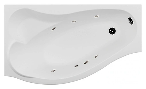 Ванна акриловая Aquanet Palma 170x100 L 00204022 Ванна акриловая Aquanet Palma 170x100 L 00204022