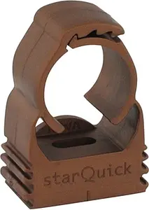 Клипса с защелкой D=24-28мм медь Walraven starQuick 0855828 Клипса с защелкой D=24-28мм медь Walraven starQuick 0855828, 1