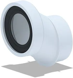 Патрубок для унитаза эксцентриковый Ани Пласт 40мм W0421 Патрубок для унитаза эксцентриковый Ани Пласт 40мм W0421, 1