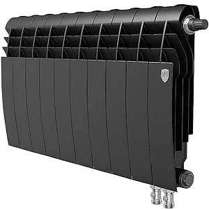 Радиатор биметаллический 10 секций нижнее правое подключение Royal Thermo BiLiner VD 350 Noir Sable RTBNSVDR35010 Радиатор биметаллический 10 секций нижнее правое подключение Royal Thermo BiLiner VD 350 Noir Sable RTBNSVDR35010, 1