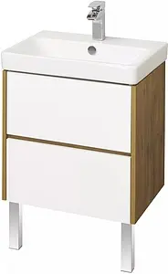 Тумба-умывальник Aquaton Сканди 55 белый/дуб рустикальный 1A2517K0SDZ90 Тумба-умывальник Aquaton Сканди 55 белый/дуб рустикальный 1A2517K0SDZ90, 3