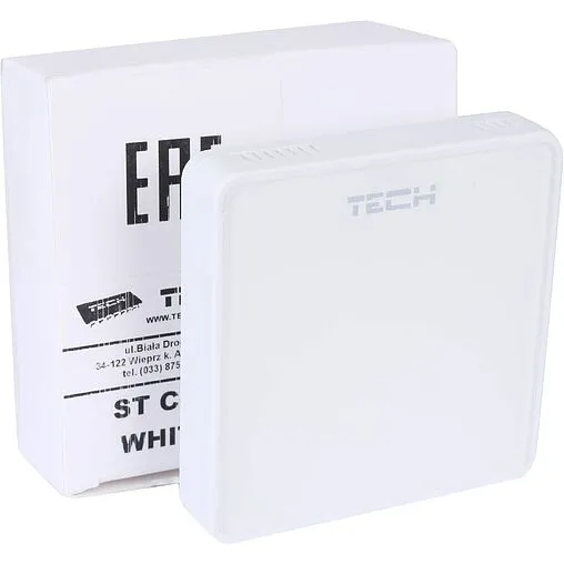 Проводной комнатный датчик TECH ST-C-7p белый WG.03.0128