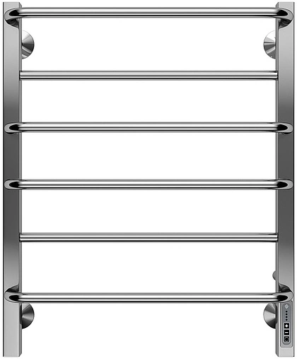 Полотенцесушитель электрический лесенка Terminus Евромикс квадро П6 500х650 электро quick touch полированная сталь 4670078531230