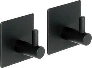 Крючок 2шт Fixsen Equipment чёрный матовый FX-560A Крючок 2шт Fixsen Equipment чёрный матовый FX-560A, 1