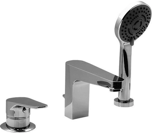 Смеситель на борт ванны на 3 отверстия Vega Theos хром 91A1615122