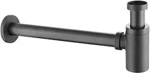 Сифон бутылочный для раковины Abber BEQUEM никель AF0030NG Сифон бутылочный для раковины Abber BEQUEM никель AF0030NG, 1