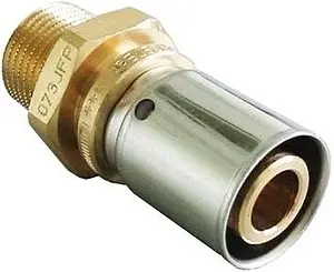 Муфта пресс переходная 26мм x 1"н Oventrop Cofit P 1512049 Муфта пресс переходная 26мм x 1"н Oventrop Cofit P 1512049, 1