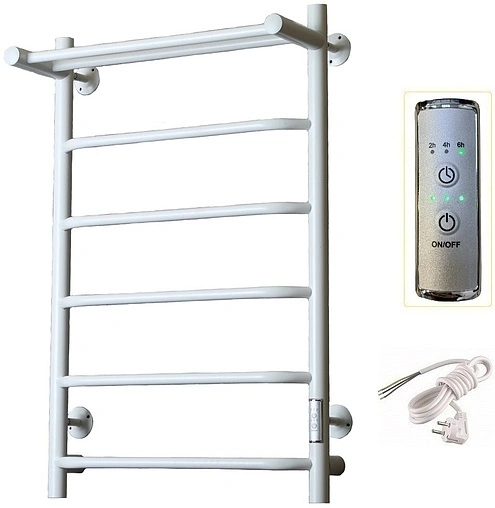 Полотенцесушитель электрический лесенка Тругор Пэк сп 6 П 80х50 белый ВГП Полотенцесушитель электрический лесенка Тругор Пэк сп 6 П 80х50 белый ВГП