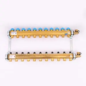 Группа коллекторная без расходомеров 11 отводов 1"в/в x ¾"ек Watts HKV 10004190 Группа коллекторная без расходомеров 11 отводов 1"в/в x ¾"ек Watts HKV 10004190, 2