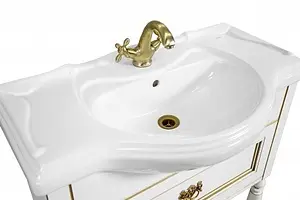 Тумба-умывальник напольная Roca America 85 дуб молочный ZRU9302960+327206000, 5